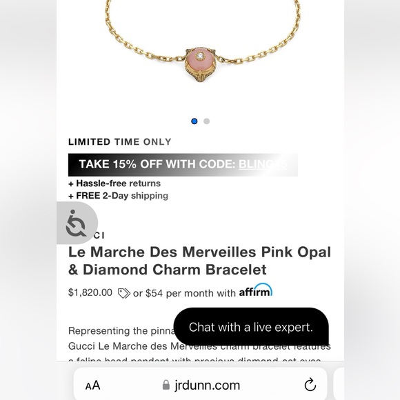 Gucci Diamond Bracelet Le Marche des Merveilles Feline - Picture 8 of 10